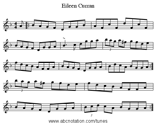 Eileen Curran - staff notation
