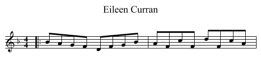 Eileen Curran - staff notation