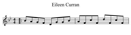 Eileen Curran - staff notation