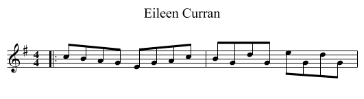 Eileen Curran - staff notation