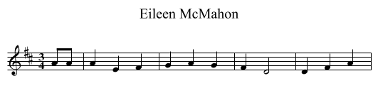 Eileen McMahon - staff notation