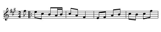 Eileen O'Keeffe's Polka - staff notation
