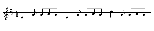 Eileen O'Riordan's - staff notation