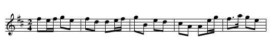 Eily Buckley's Fancy - staff notation