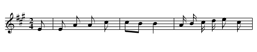 Ein Bäumlein stand im tiefen Tal... - staff notation