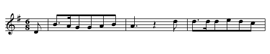 EIN DOERFCHEN NICHT WEIT ISTS VON HIER - staff notation