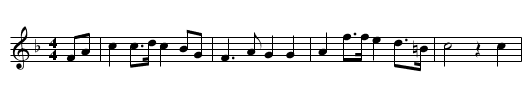 EIN MAEDCHEN VON ACHTZEHN JAHREN - staff notation
