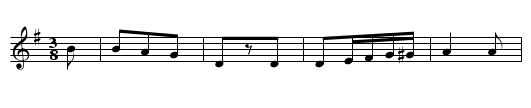 EIN REISLEIN AM HUTE - staff notation