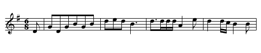 EIN SCHAEFER WOL UEBER DIE BRUECKE ZOG - staff notation