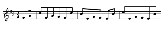 Einladung zur Kirchweihe - staff notation