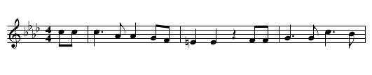 EINSAM WANDL ICH - staff notation