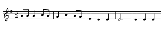 Eirigh Suas a Stórín - staff notation