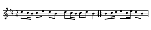 E-kostez an Henbont - staff notation