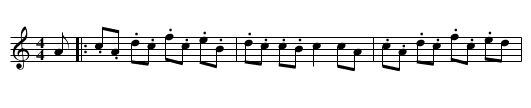 El Cerro de la Silla - staff notation