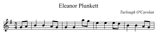 Eleanor Plunkett - staff notation