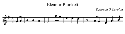 Eleanor Plunkett - staff notation