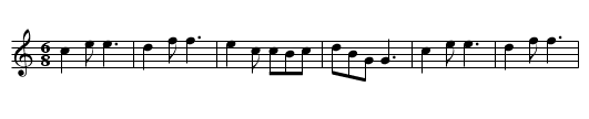 Election Tune. JaW.052 - staff notation