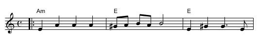 Eli Ata - staff notation