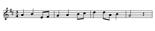 Eliza - staff notation