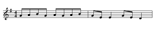 Elizabeth Brogan's - staff notation