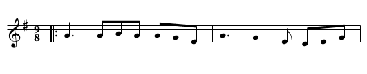 Elizabeth Kelly's Delight - staff notation