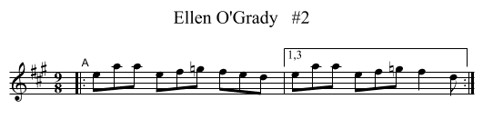 Ellen O'Grady   #2 - staff notation