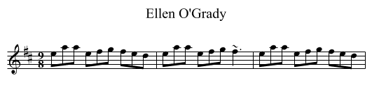 Ellen O'Grady - staff notation