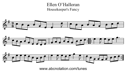 Ellen O’Halloran - staff notation