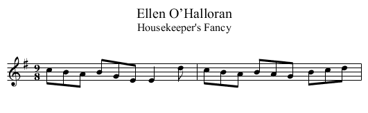 Ellen O’Halloran - staff notation