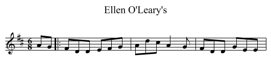Ellen O'Leary's - staff notation