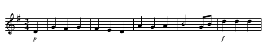 ELLIS'S WALTZ - staff notation