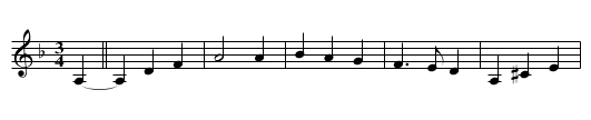 Elmer's Waltz - staff notation