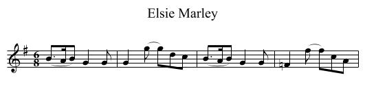 Elsie Marley - staff notation