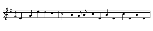 Elverton Grove - staff notation