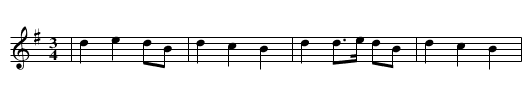 Elverumspols - staff notation