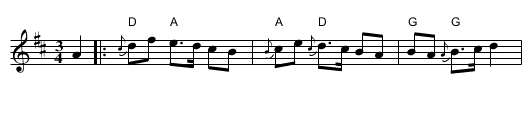 Elverumspols - staff notation