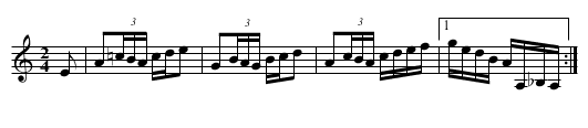 E.M. Hall’s Reel [2] - staff notation
