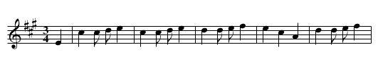 Emerald Isle - staff notation