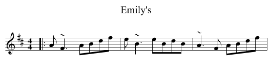 Emily's - staff notation