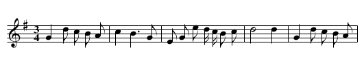 Emma's Commencement - staff notation