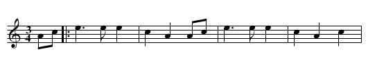 Emmas vals - staff notation