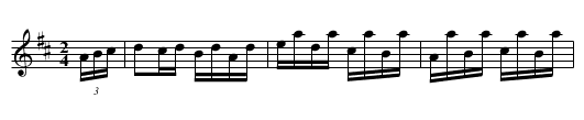 Emmett’s - staff notation
