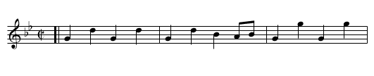 Emperor of the Moon - staff notation