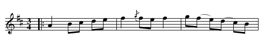 En gammal allvarsvals - staff notation