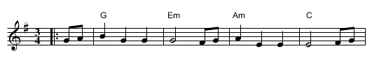 End of the day - staff notation