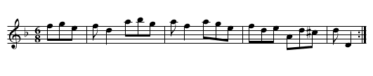 Enfield Common - staff notation