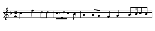 Engellied zu Weihnachten - staff notation