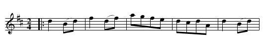 Engels Pols - staff notation