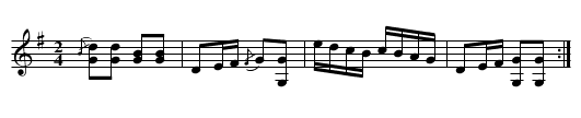 Engelska från Trosa - staff notation