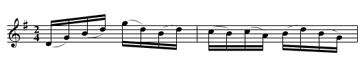 Engelska - staff notation